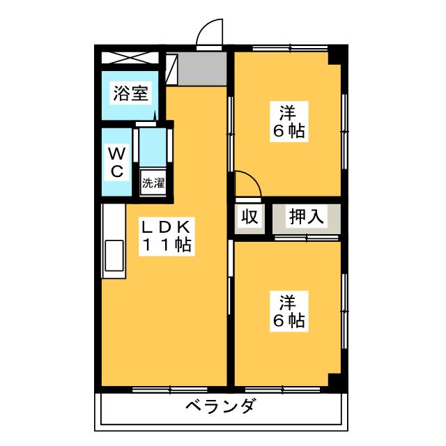 カメヤマ第二ビルの間取り