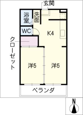 丸川第三ハイツの間取り