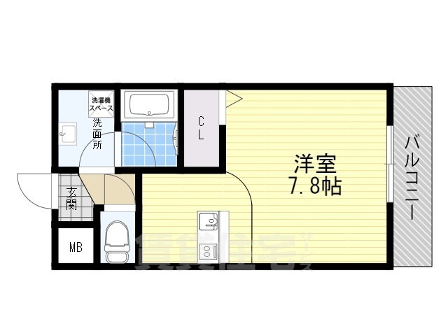 堺市西区鳳東町のマンションの間取り