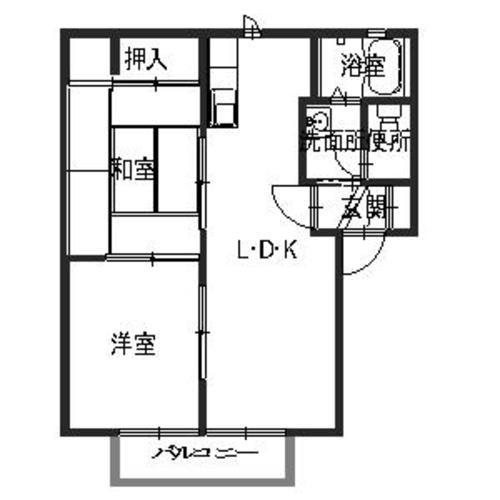 【ラ・フォーレ河原の間取り】