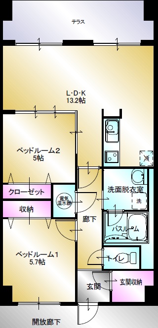 レクシア宮前の間取り