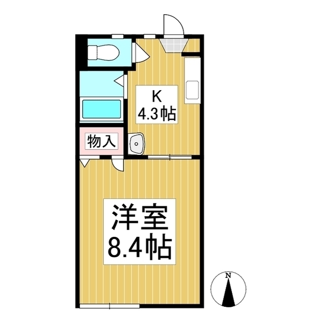 アドヴァンス大屋Ａの間取り