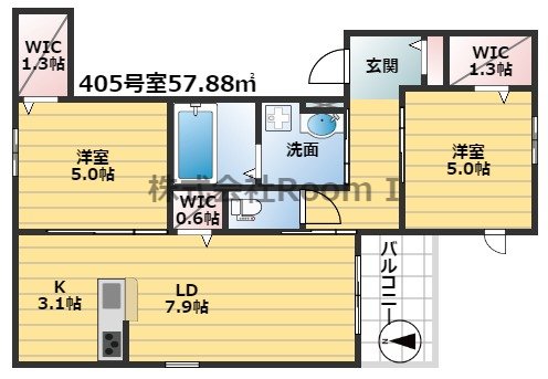 マグノリア古市・旭化成ヘーベルメゾンHEBEL HAUSの間取り