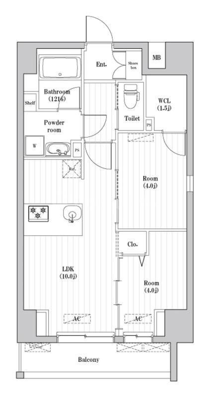 アーバンパーク押上の間取り