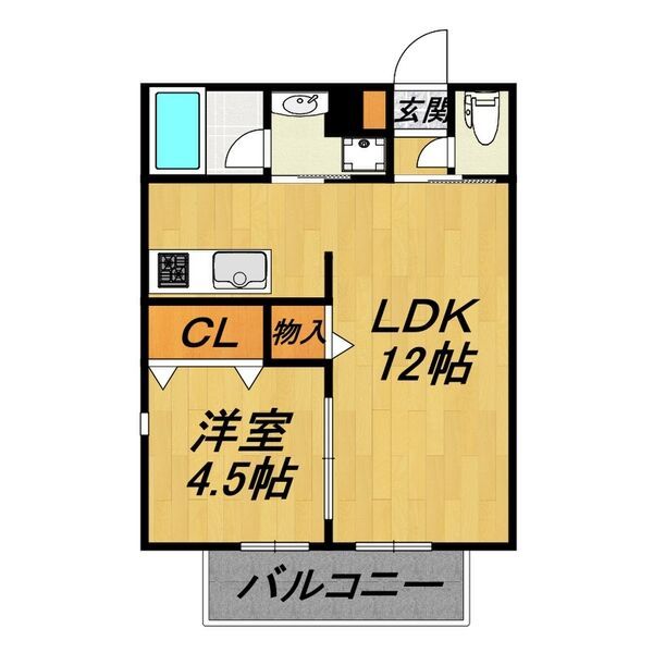 名古屋市北区稚児宮通のマンションの間取り