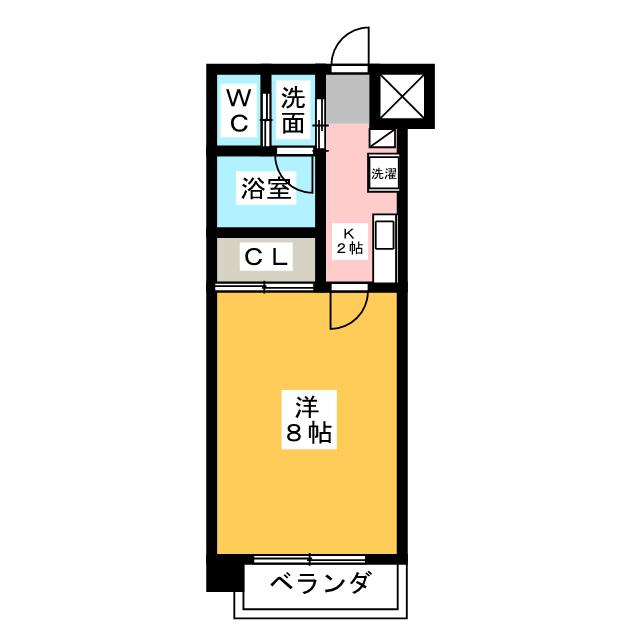 プライマル名古屋吹上の間取り