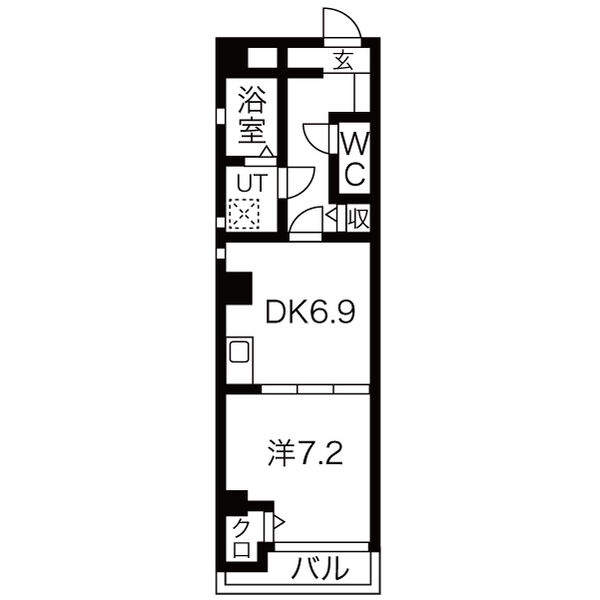 音羽壱番館金山の間取り