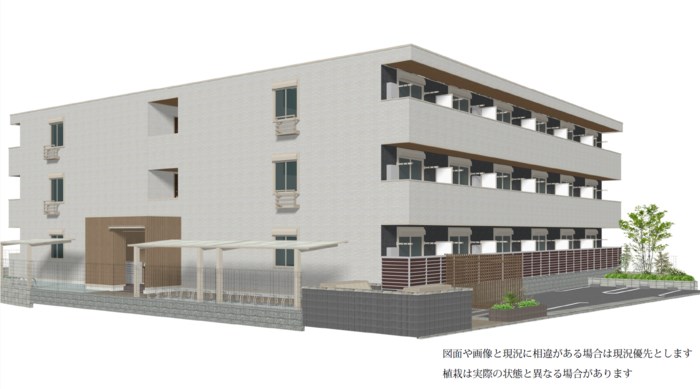 【船橋市印内のアパートの建物外観】