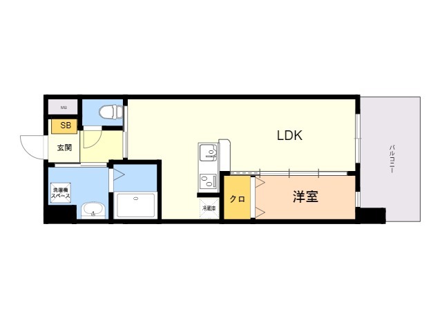 ＬＩＦＥＦＩＥＬＤ国際空港前の間取り