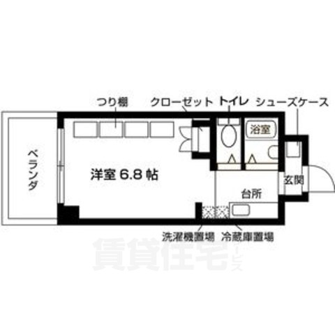 名古屋市瑞穂区桜見町のマンションの間取り