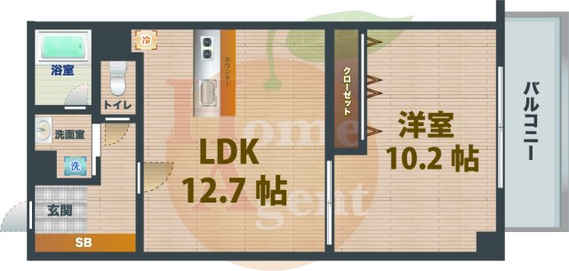 練馬区中村のマンションの間取り