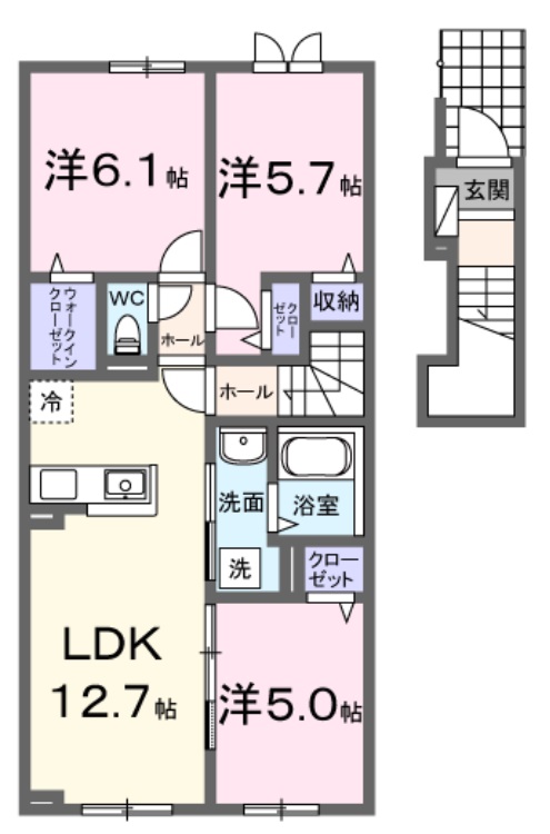 エススールIXの間取り