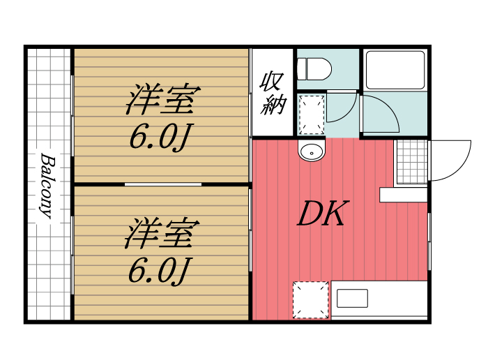 アレイユーカリの間取り