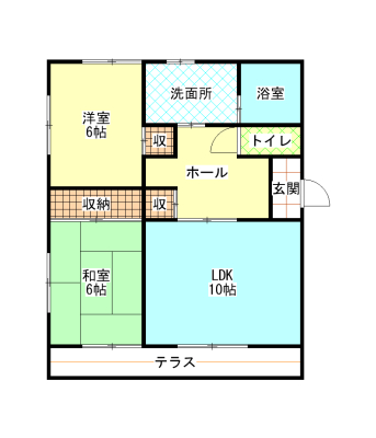 パールシャトーIIの間取り