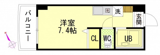 中道ビルの間取り