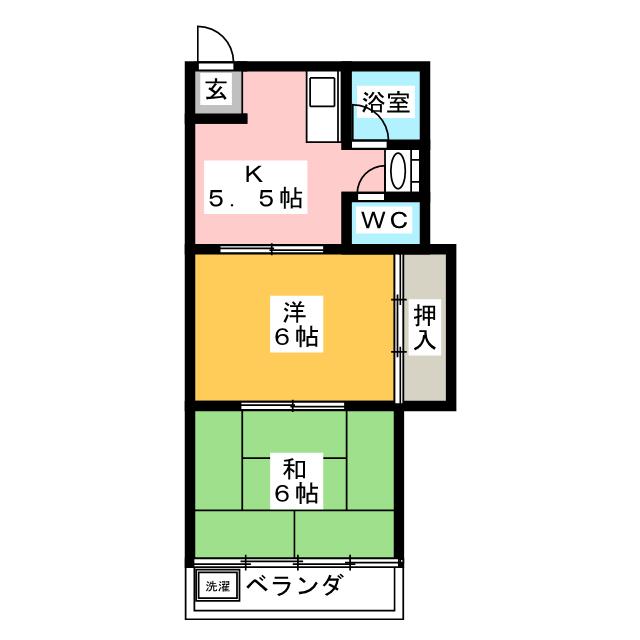 大成ハイツの間取り