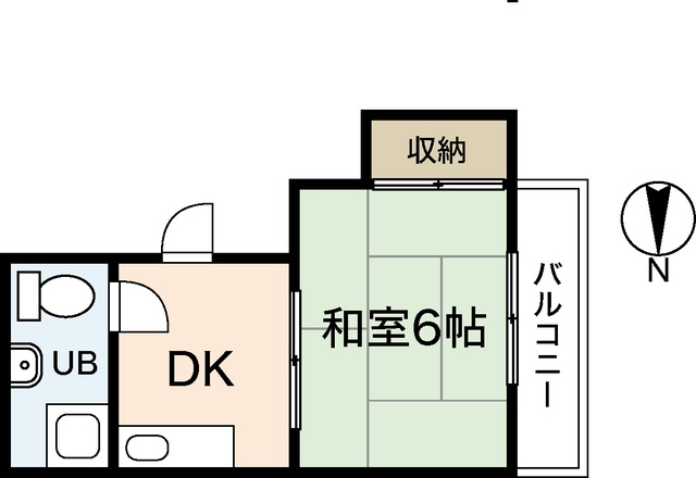 広島市中区広瀬北町のマンションの間取り