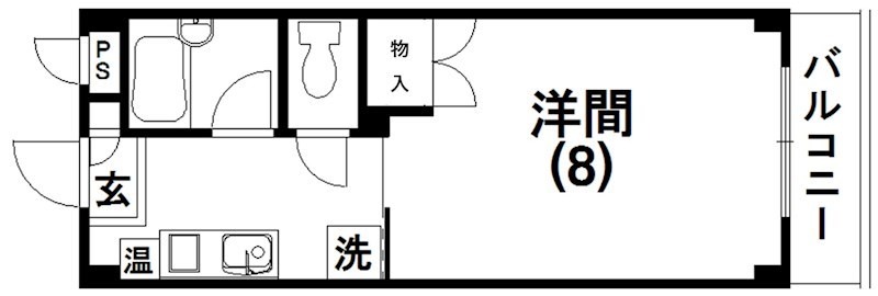 浜松市中央区佐藤のマンションの間取り