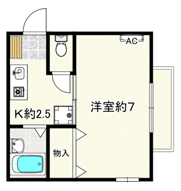 シャルム鴨志田の間取り