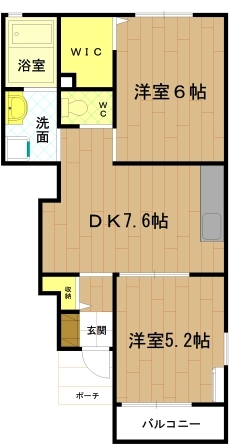 度会郡玉城町野篠のアパートの間取り