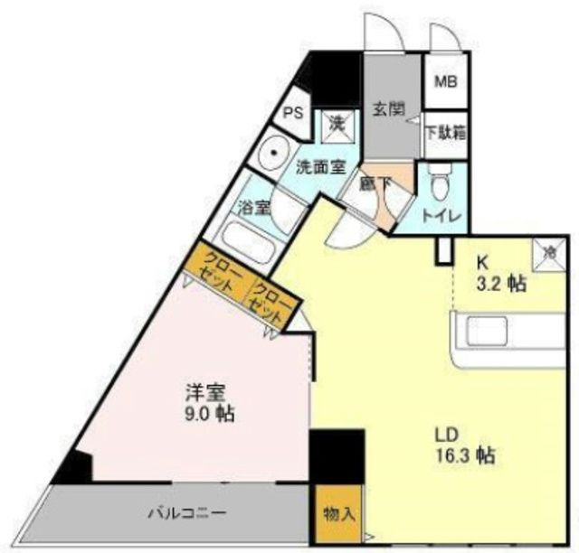 フォレンツタワー文京千石の間取り