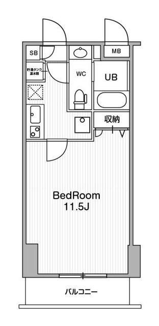 アーバンフラッツ池袋プレミアムの間取り