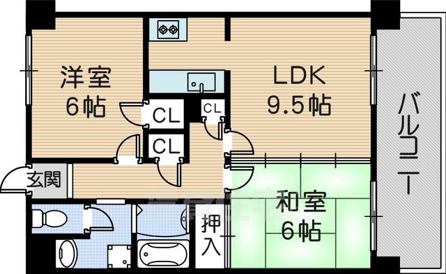 ベルテック武庫川の間取り