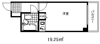 ダイアパレス王子公園の間取り