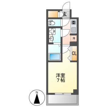 Ｓ-ＲＥＳＩＤＥＮＣＥ名駅ＮｏｒｔｈIIの間取り