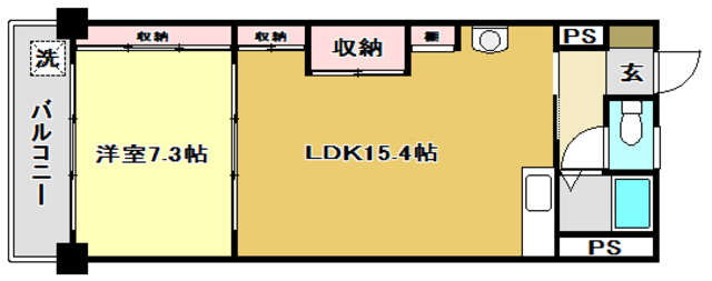 サワベマンションの間取り