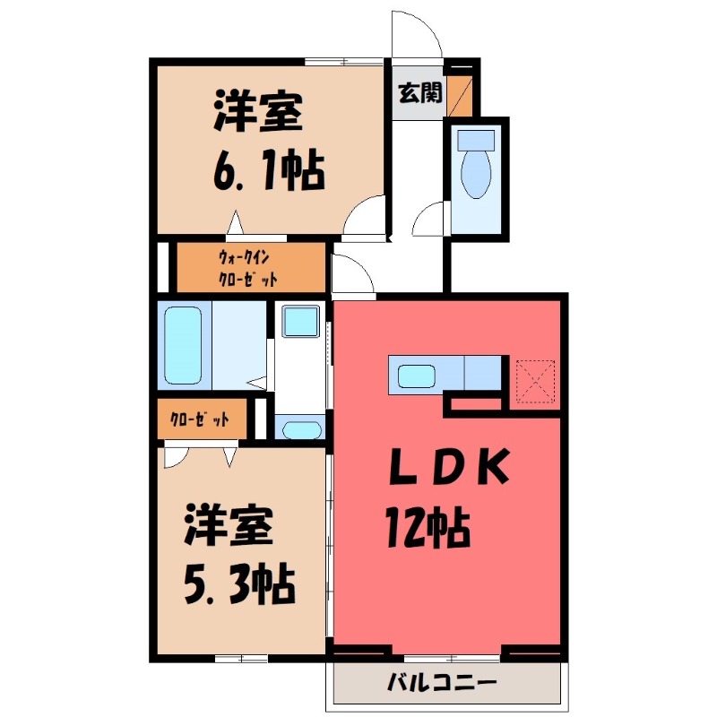 ヴォルガ IIの間取り