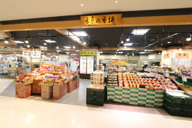 スーパー　宇都宮パセオ　えきの市場（スーパー）まで500m