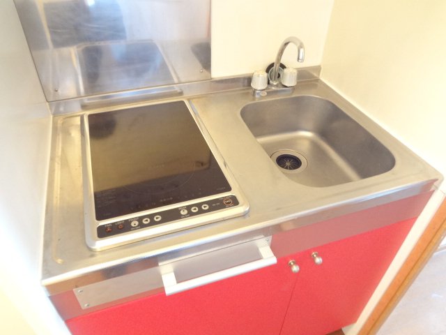 キッチン　安心安全な電気コンロ（仕様が異なる場合がございます。）