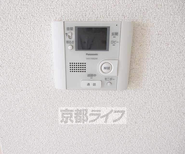 セキュリティ　モニター付で安心です