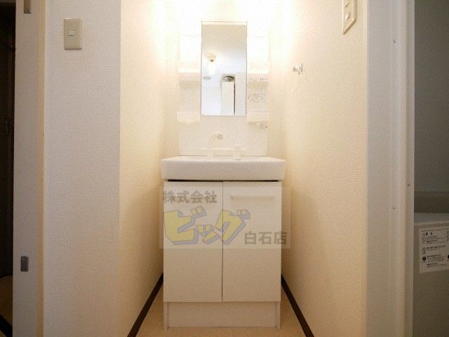 洗面設備　シャンプードレッサー完備しています♪