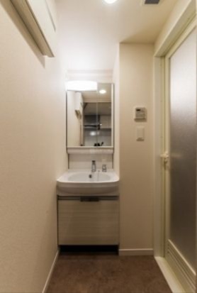 洗面設備　※別部屋の参考画像です