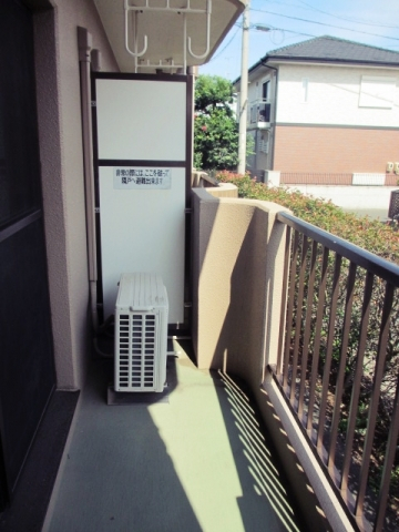 バルコニー　※写真は２０１号室のものです。