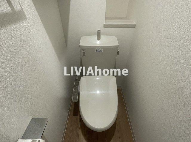 ＪＲ南武線 稲田堤駅 徒歩9分 2階建 築3年のトイレ写真