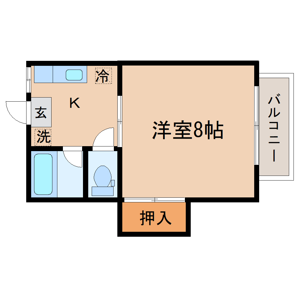 コーポアコーIIの間取り写真