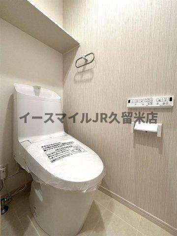 トイレ　ゆったりとした空間のトイレです