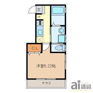 西武新宿線 東村山駅 徒歩12分 2階建 築15年の間取り写真