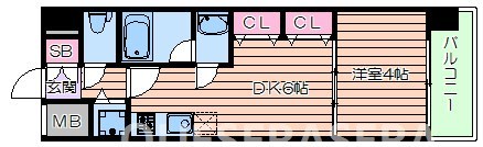 S-RESIDENCE淀屋橋の間取り写真