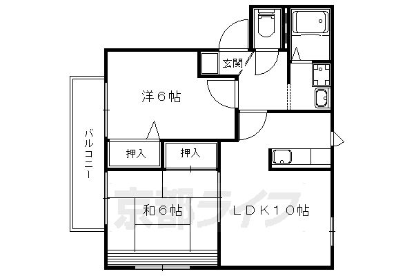 プランタン96の間取り写真
