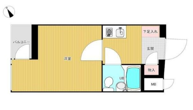 ＪＲ中央線 西荻窪駅 徒歩5分 4階建 築39年の間取り写真