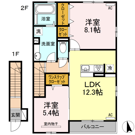 Ｄ－ｒｏｏｍグランディアの間取り