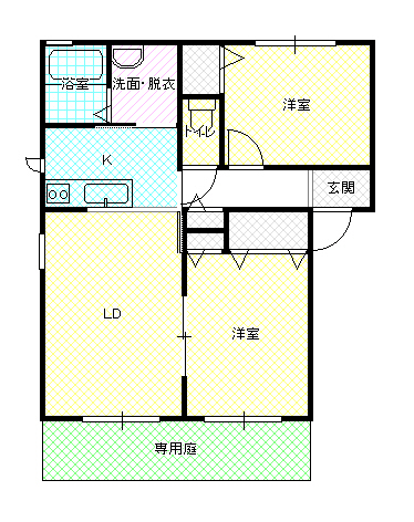 メイフェアDの間取り