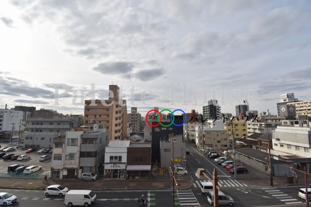 【岡山市北区清輝本町のマンションの眺望】