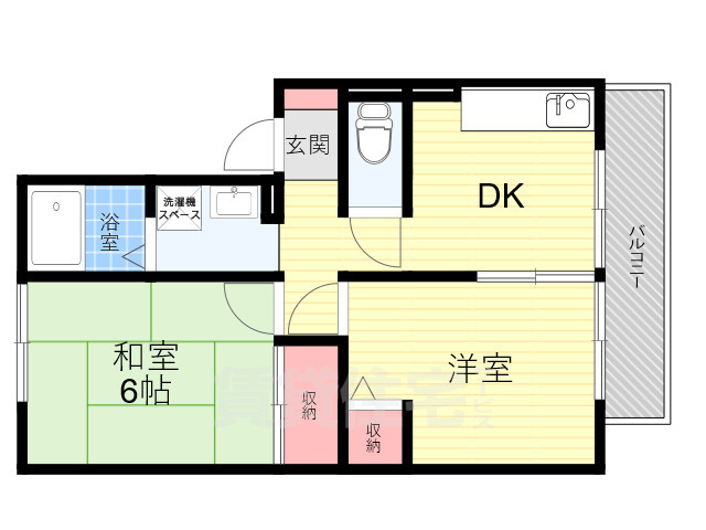 ハイツK2の間取り