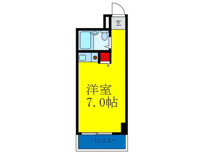 スカイハイツ中野の間取り