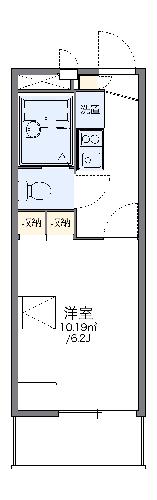 レオパレス河原城の間取り